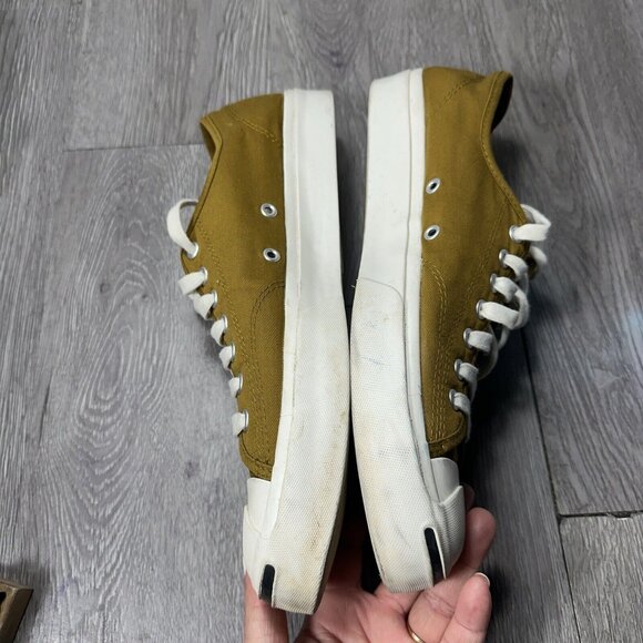 Converse Jack Purcell Low Top Curry Yellow Canvas Sneakers Men’s 11 US (A00466C) - Picture 2 of 10